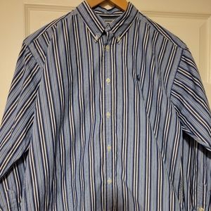 Ralph Lauren men Blue Label Cotton shirt button down shirt size 16 neck